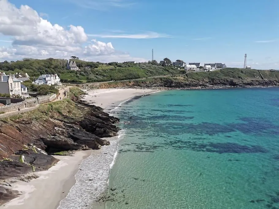 Belle Vue Pointe St Mathieu Avec Piscine Chauffee, 100 M Plage Et Gr34 Le Conquet Holiday home